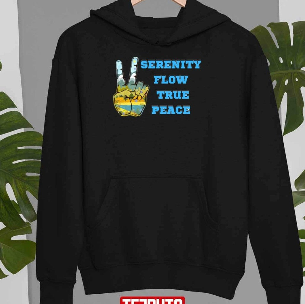 Serenity Flow True Peace And Love Unisex Sweatshirt