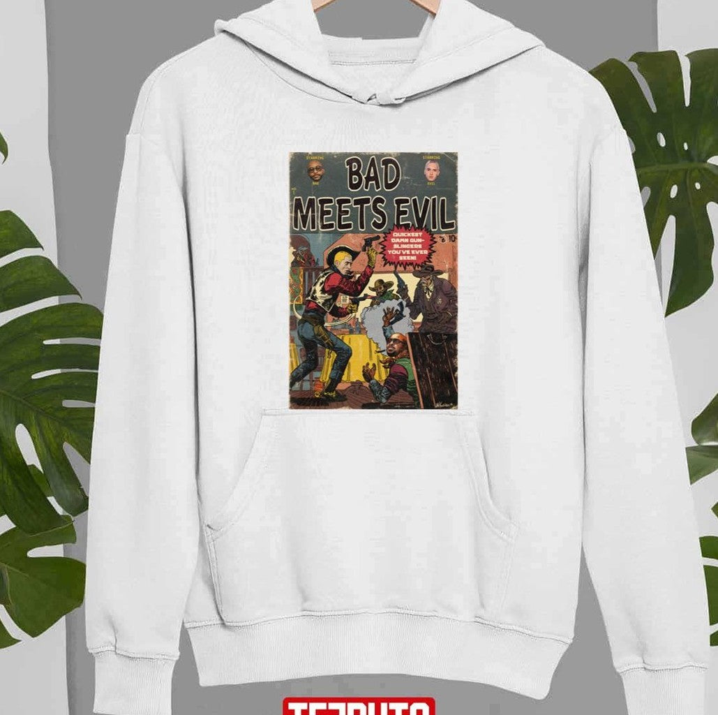 Bad Meets Evil Comic Book Eminem Parody Unisex Sweatshirt