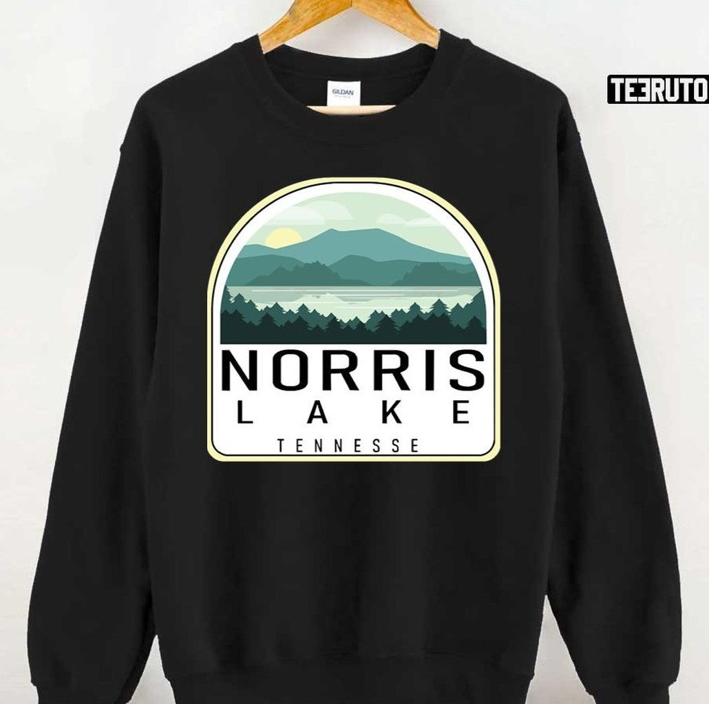 Norris Lake Tennessee Vintage Retro Adventure Mountain Unisex Sweatshirt