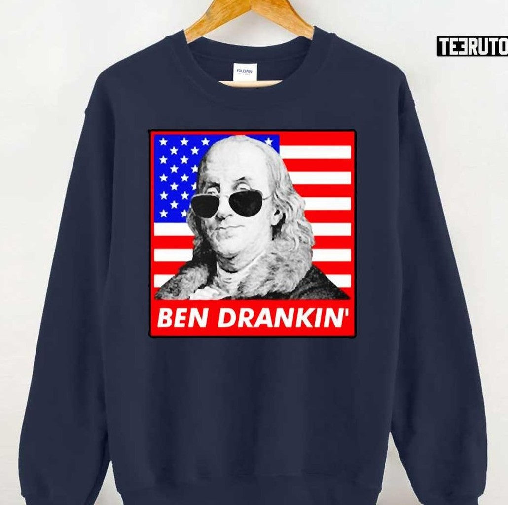 Ben Drankin 4th Of July Independence Day Unisex T-Shirt