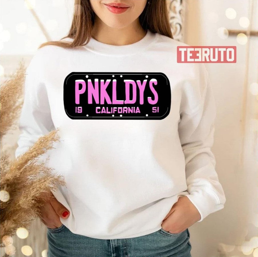 Rise Of The Pink Ladies Pnkldys Licence Plate Unisex T-Shirt