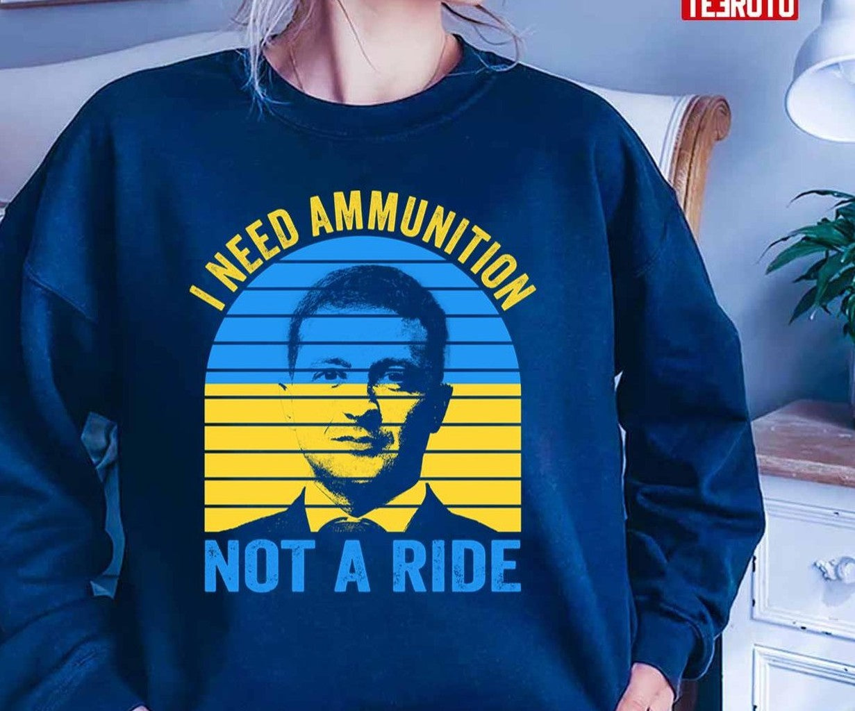 Russian Warship Go Fuck Yourself Free Ukrainian American Support The Ukraine Unisex T-Shirt