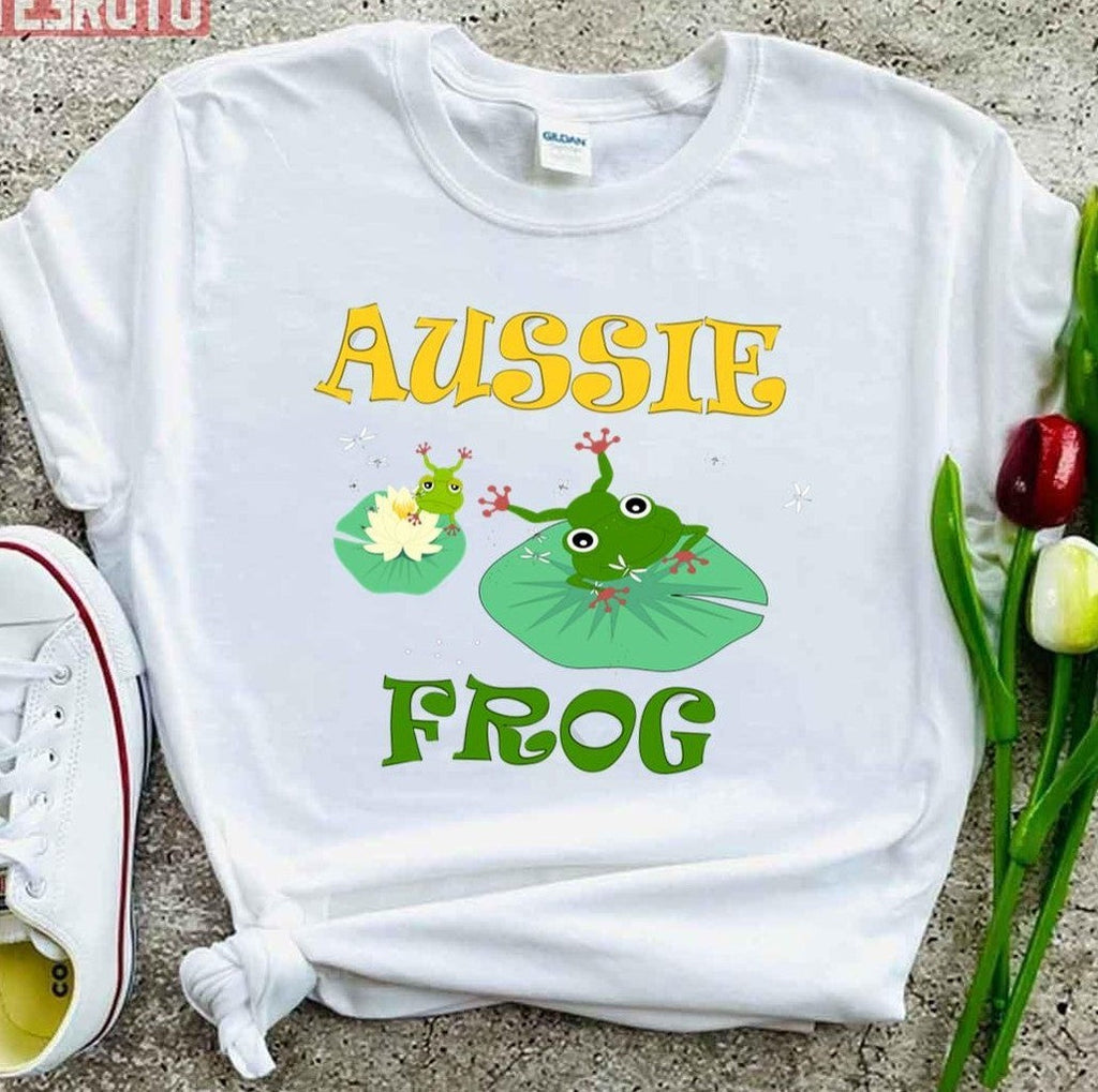 Aussie Frog Australian Tree Frog Let's Protect Our Frogshello Froggy Unisex T-Shirt