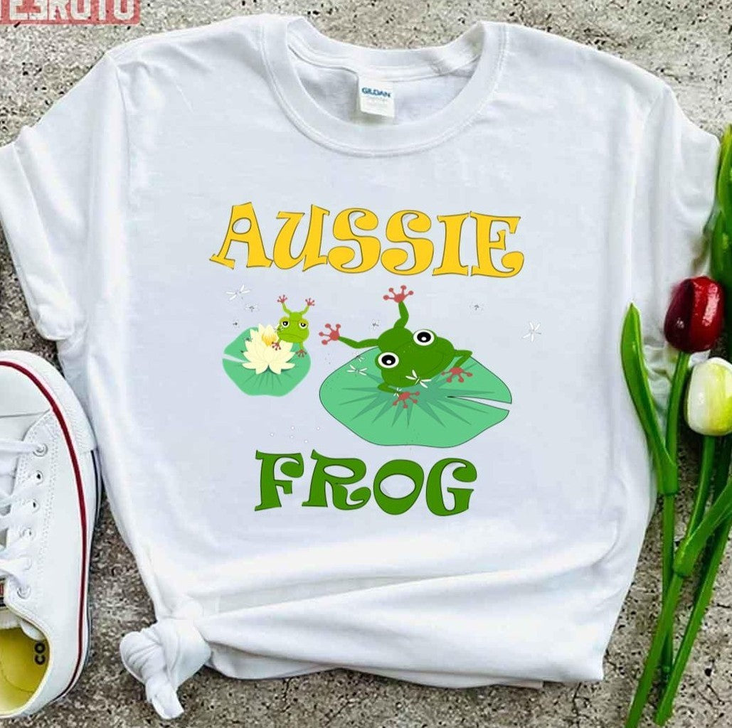 Aussie Frog Australian Tree Frog Let's Protect Our Frogshello Froggy Unisex T-Shirt