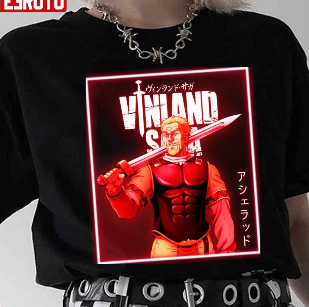 Askeladd Tri Blend Vinland Saga Neon Design Unisex Hoodie