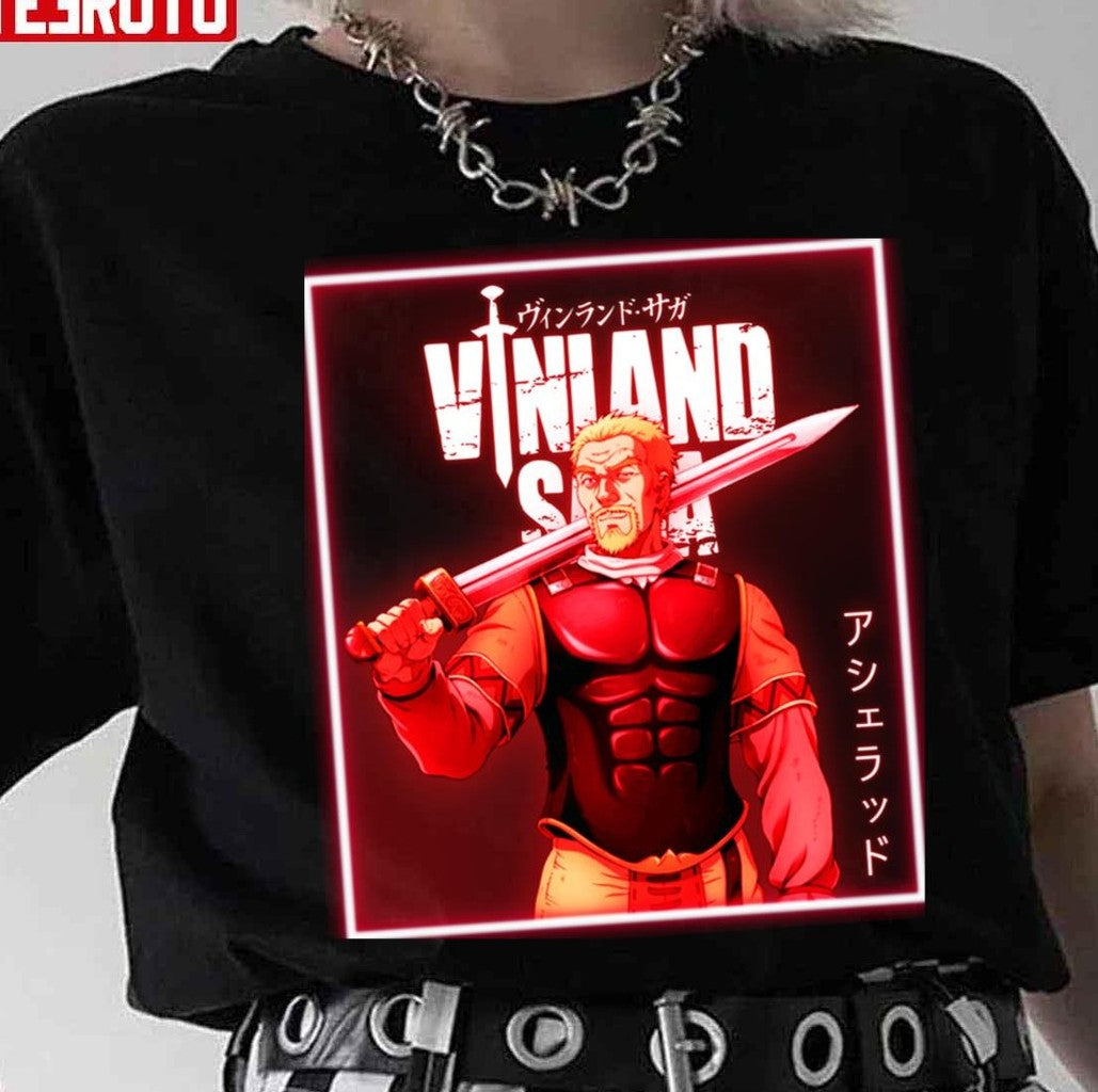 Askeladd Tri Blend Vinland Saga Neon Design Unisex Hoodie