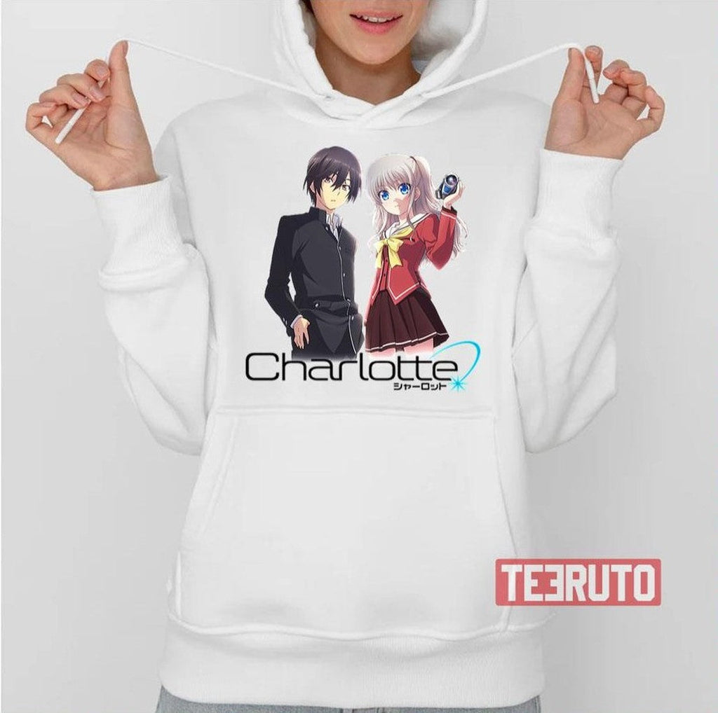 Anime Logo Kanji Text Charlotte Unisex T-Shirt