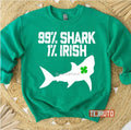 Shark Animal St Patrick’s Day Irish Shamrock Unisex Sweatshirt