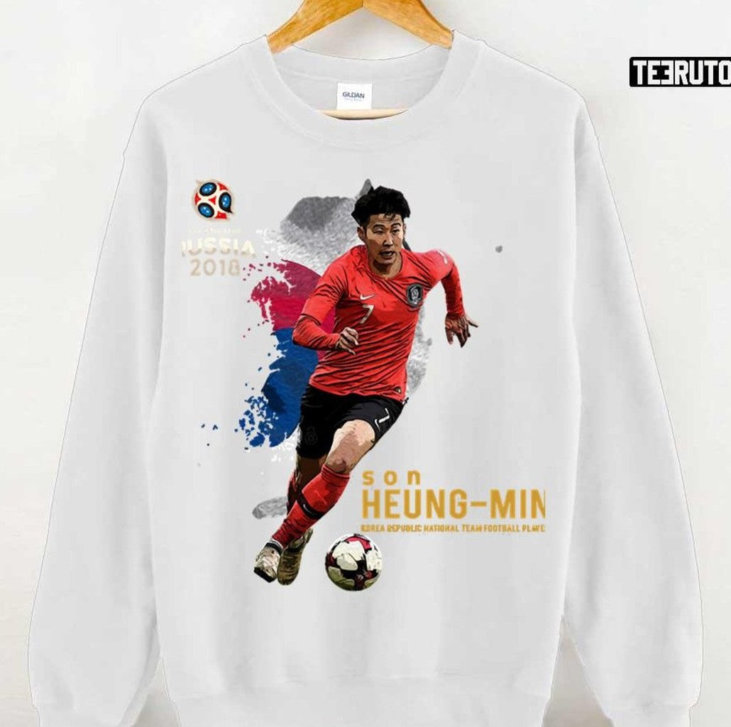 South Korea National Football Team Son Heung Min Unisex Sweatshirt