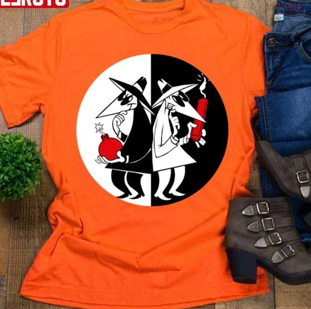 Round Art Spy Vs Spy Unisex T-Shirt
