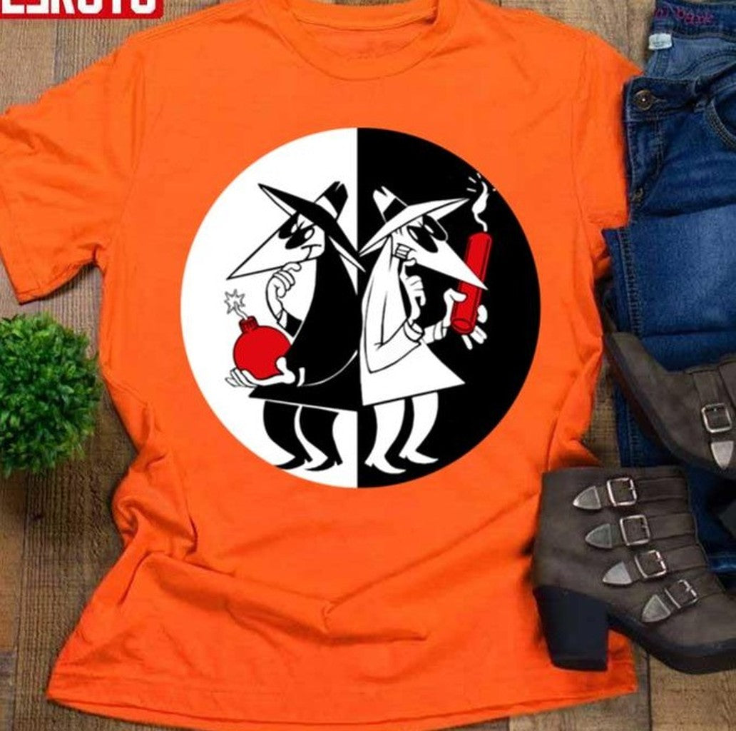 Round Art Spy Vs Spy Unisex T-Shirt