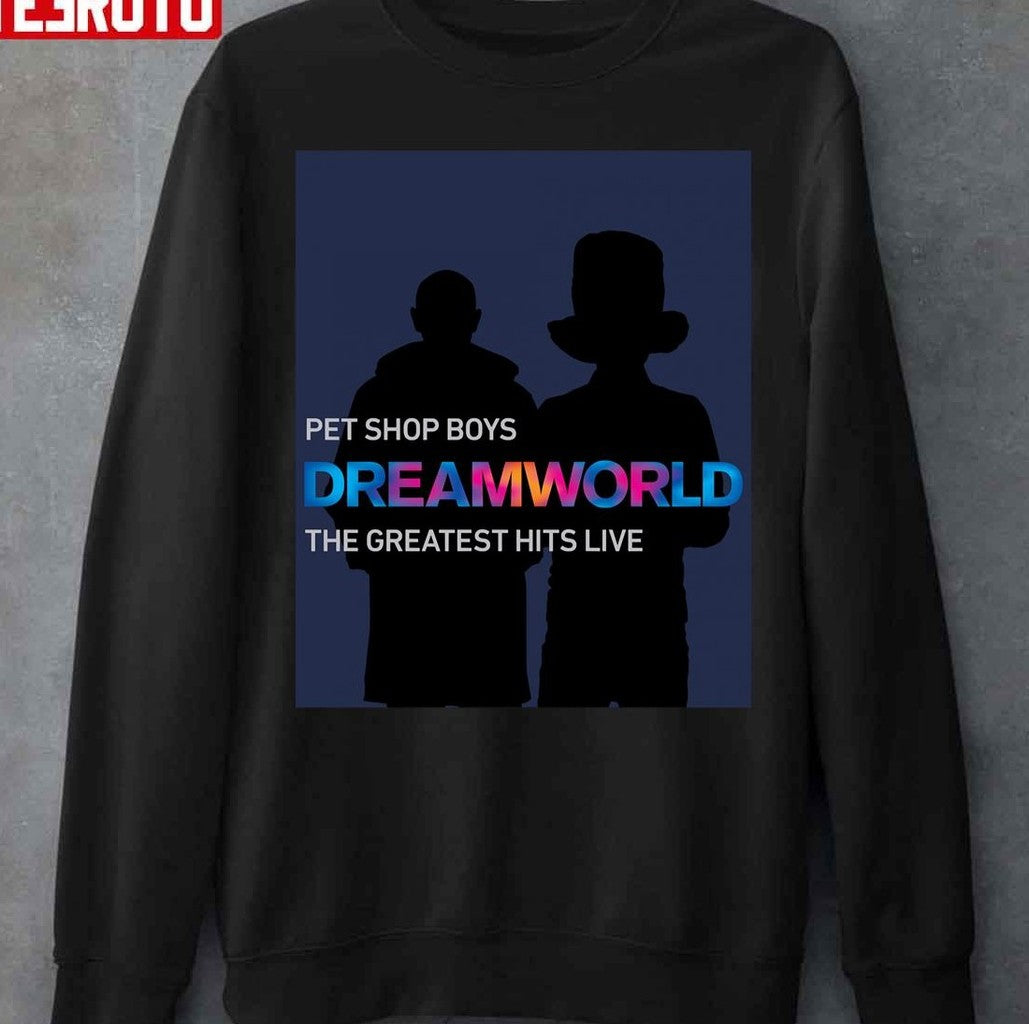Pet Shop Boys Dreamworld The Greatest Hits Live Unisex T-Shirt