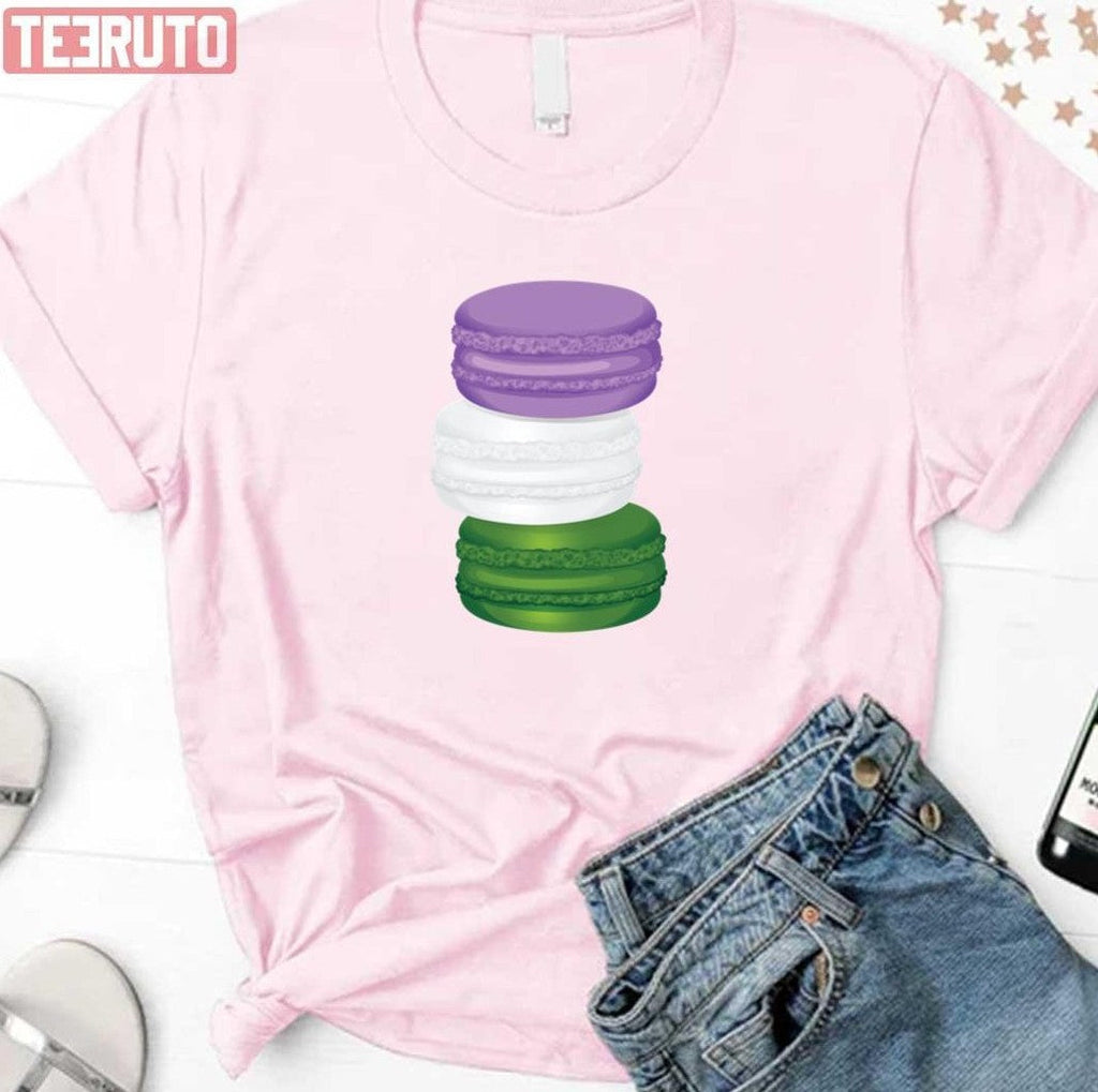 Queer Pride Macaron Genderqueer Unisex Sweatshirt