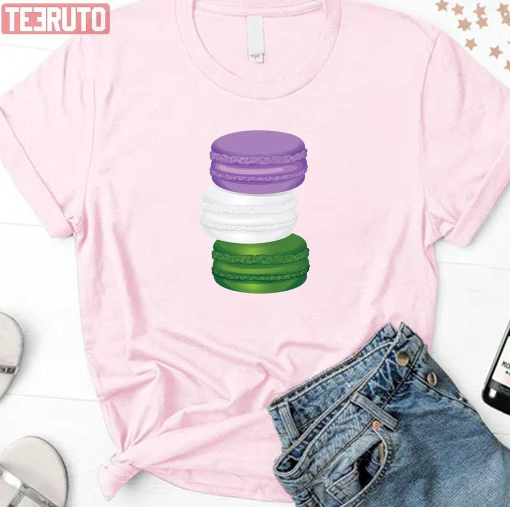 Queer Pride Macaron Genderqueer Unisex Sweatshirt