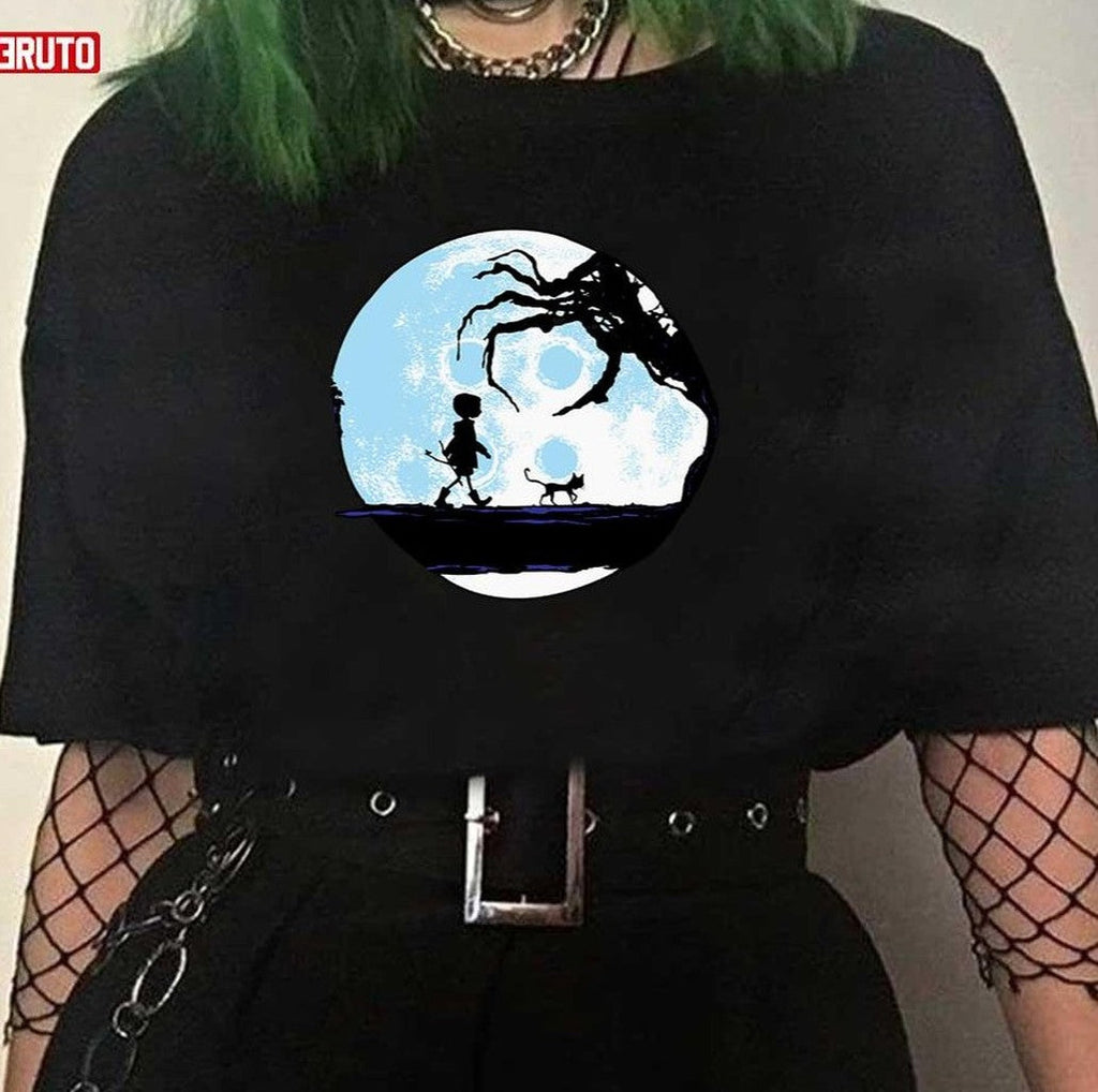 Moon With Coraline Perfect Gift Unisex T-shirt