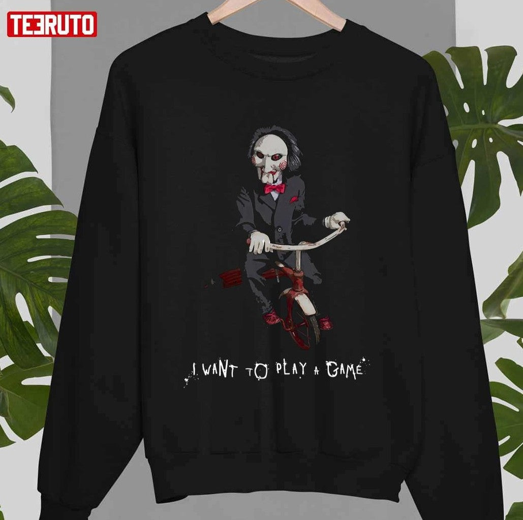 Saw I Want To Play A Game Jigsaw Unisex T-Shirt