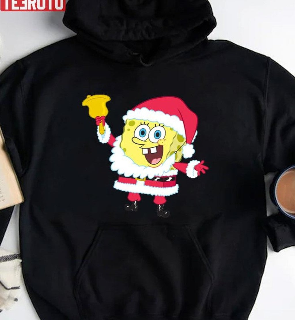 Spongebob As Santa For Christmas Halloween Unisex T-Shirt