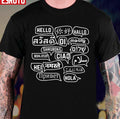 Multi Lingual Of Hello Hallo Ciao Hola Unisex T-Shirt
