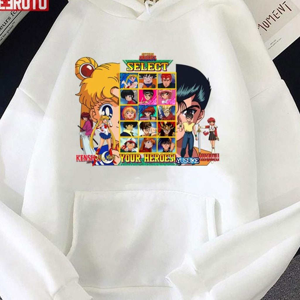 Anime Select Your 90s Heroes Sailor Moon Yusuke Unisex T-shirt