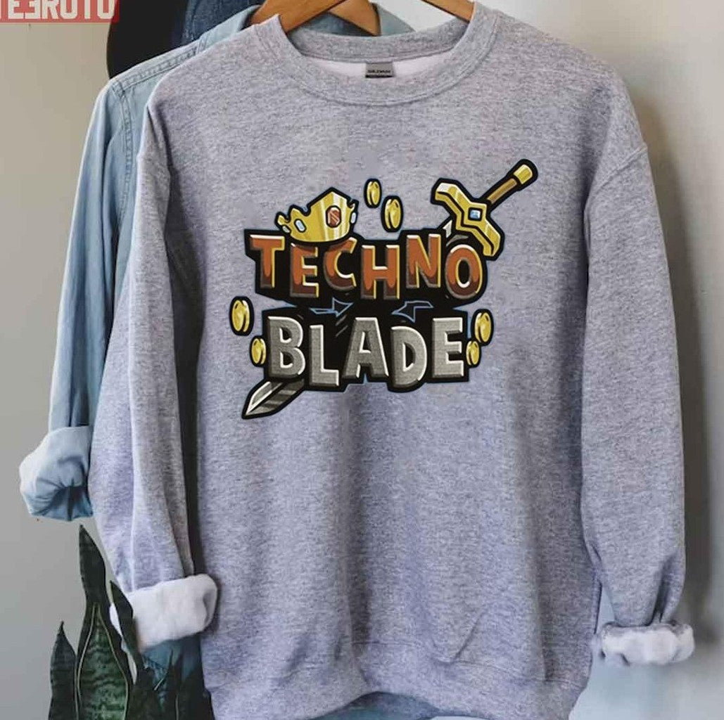 Technoblade Game Logo Unisex Sweatshirt