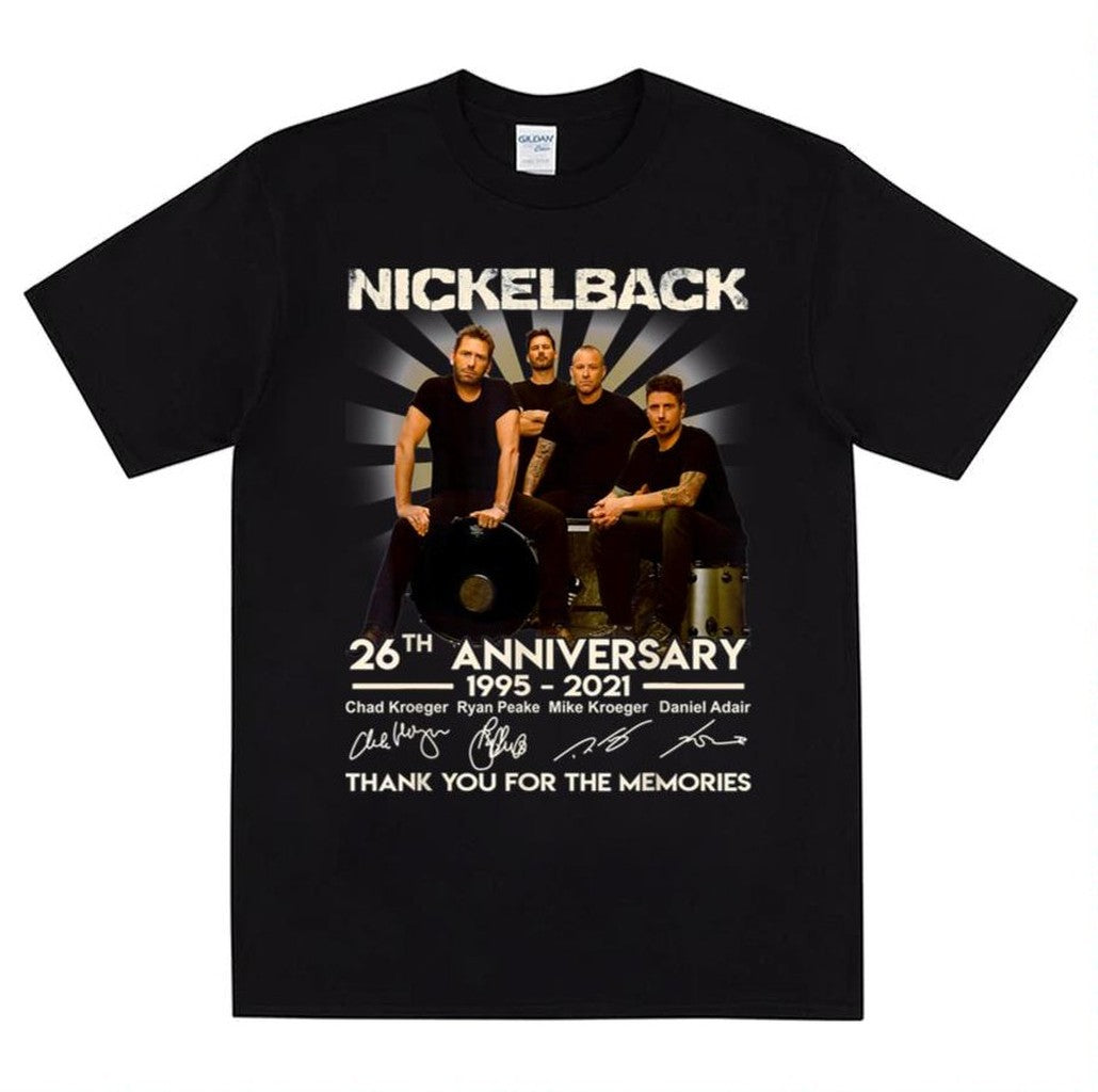 26th Anniversary Nickelbacks Art Music Legend Unisex T-Shirt
