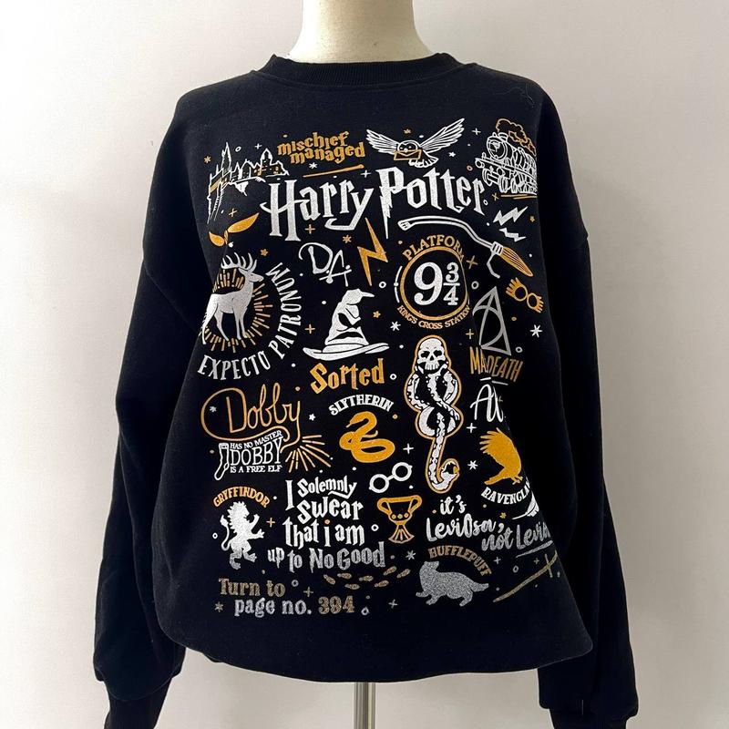 Quotes Sweatshirt Hoodie Shirt Cotton Relaxed Fit potterhead sweater