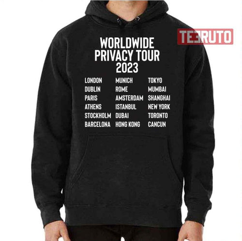 2023 Worldwide Privacy Tour Unisex T-Shirt