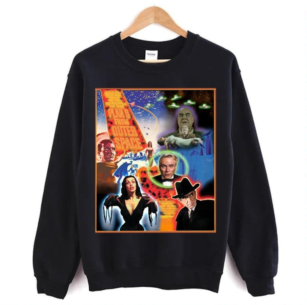 Retro Comic Style Plan 9 From Outer Space Unisex T-Shirt