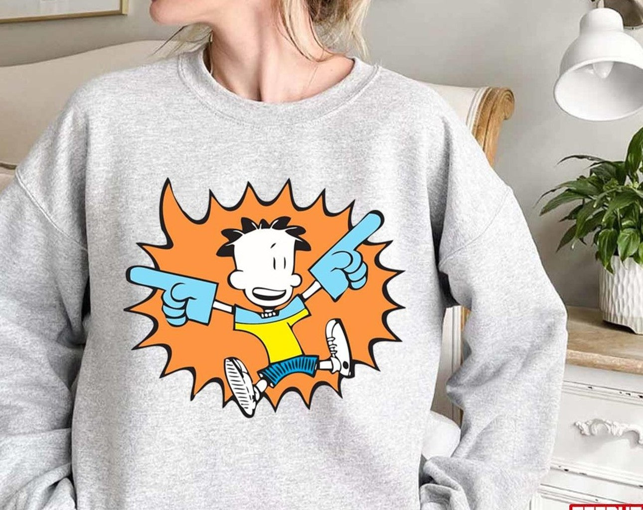 The Blue Gloves Big Nate Unisex Sweatshirt