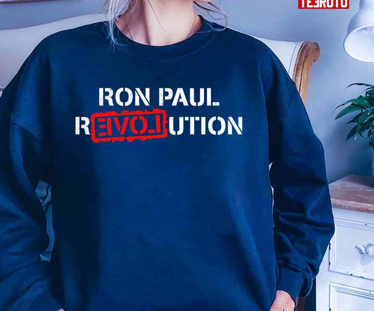 Ron Paul Revolution Black Vintage Unisex T-Shirt