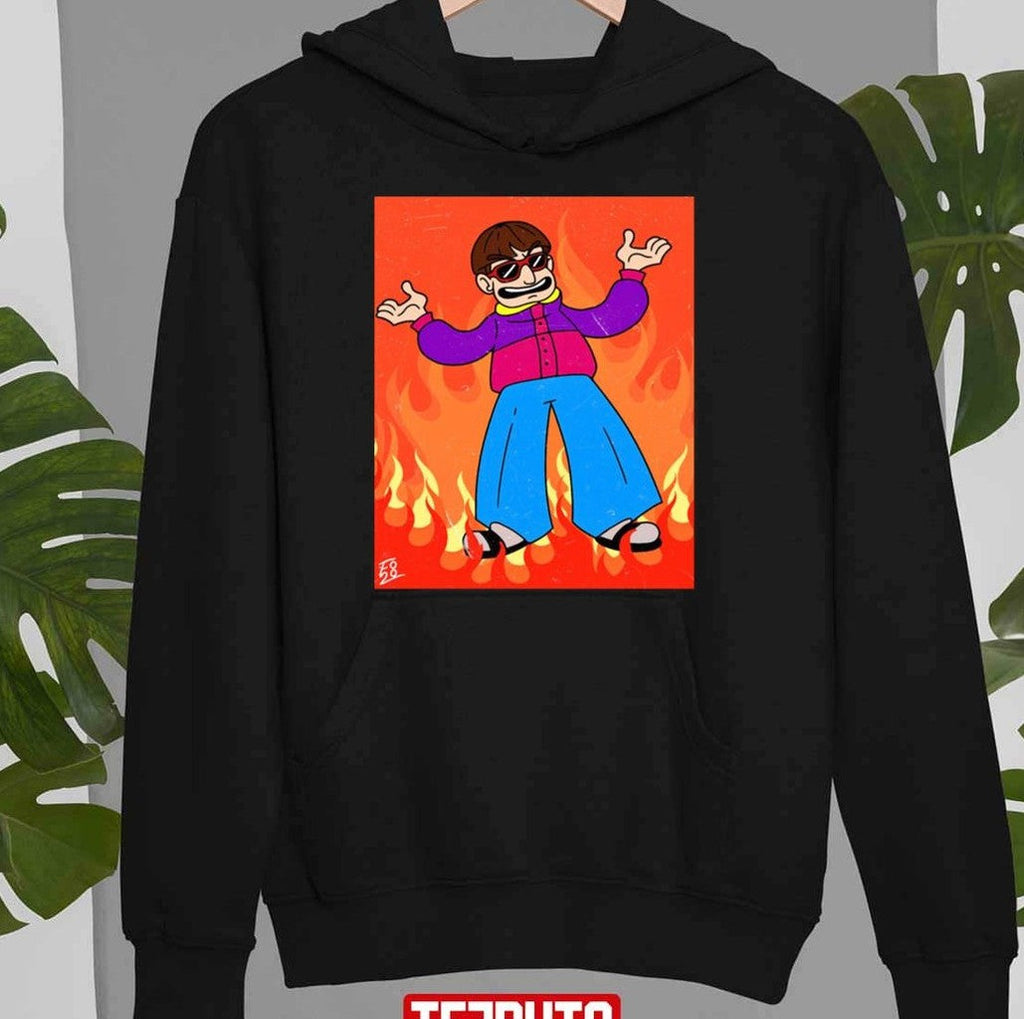 Oliver Tree In Flames Unisex T-Shirt