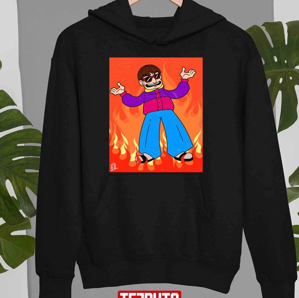 Oliver Tree In Flames Unisex T-Shirt