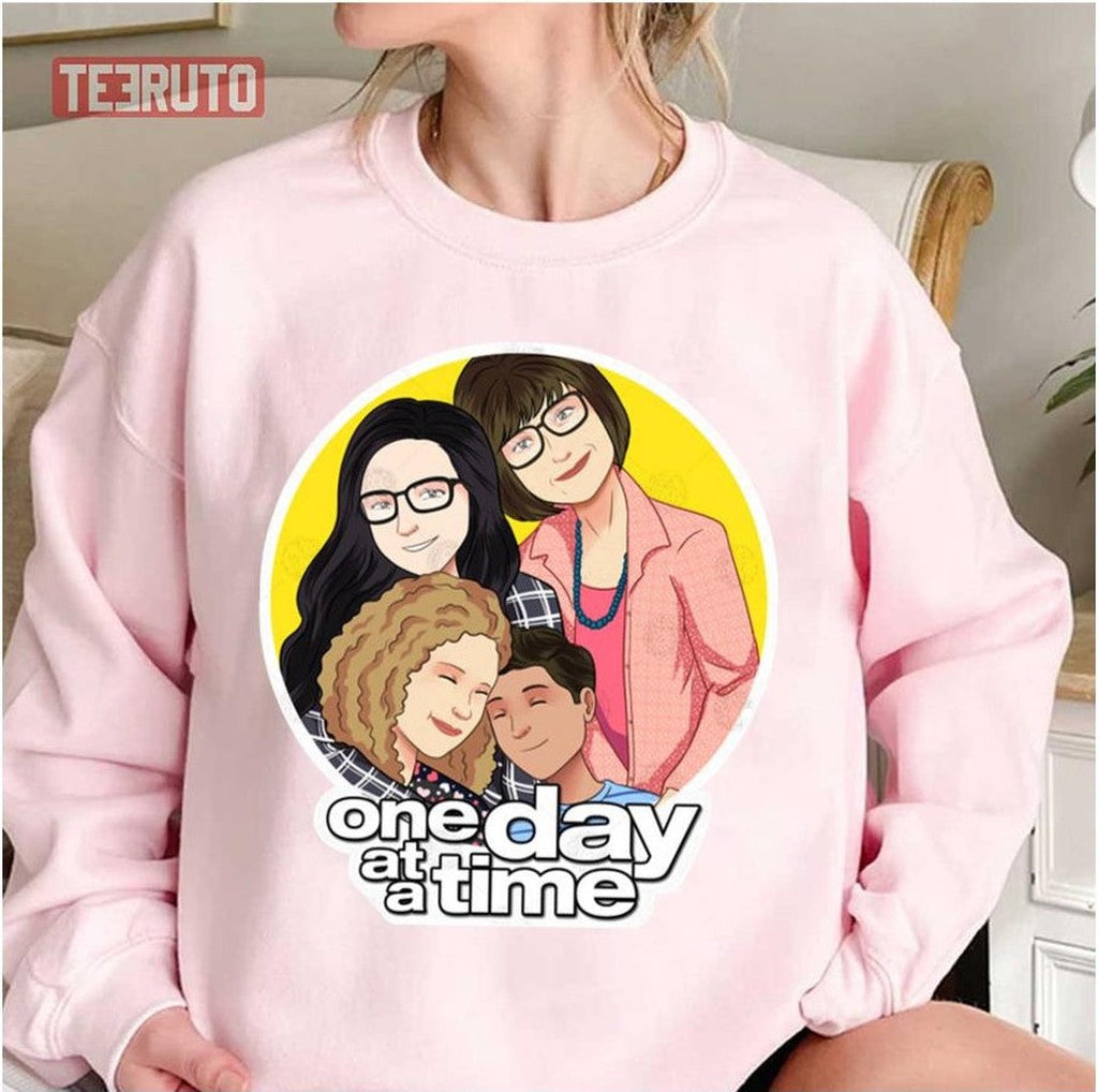 Round Design One Day At A Time Unisex T-Shirt