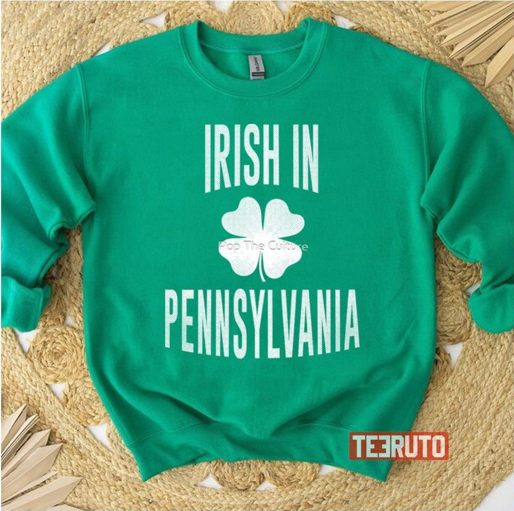 Pennsylvania Shamrock Pa Irish St Patrick's Day Unisex Sweatshirt