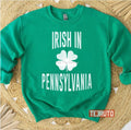 Pennsylvania Shamrock Pa Irish St Patrick's Day Unisex Sweatshirt