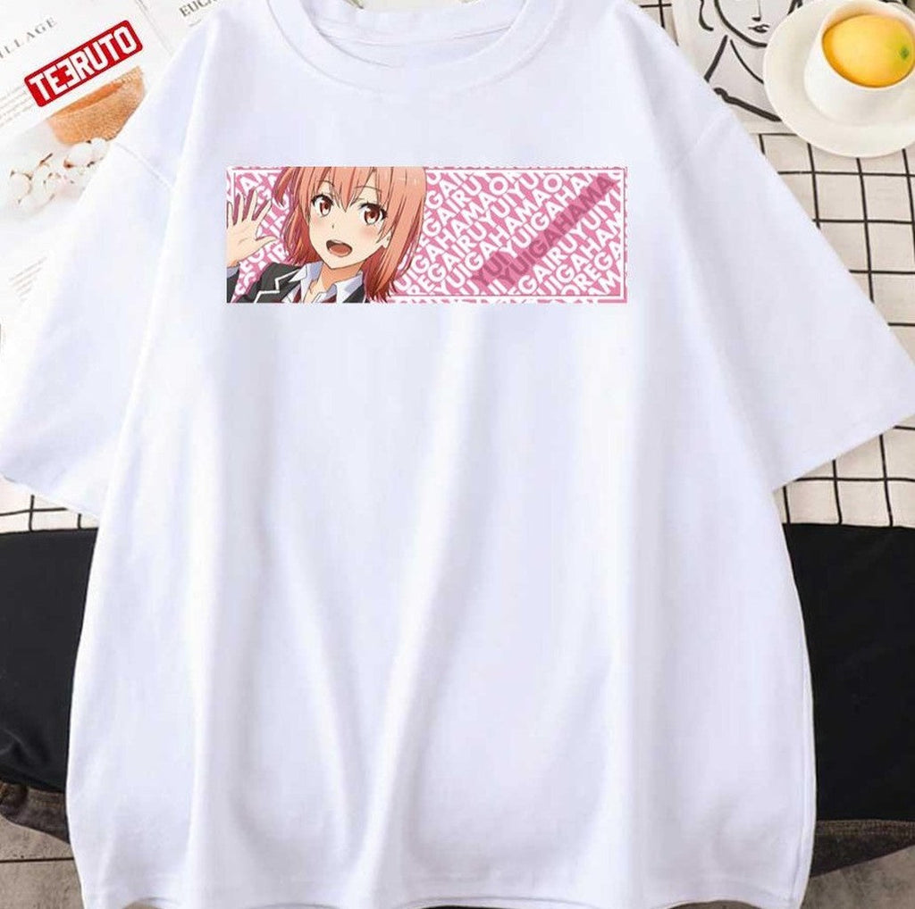 Say Hello Yui Yuigahama Oregairu Banner Unisex T-Shirt