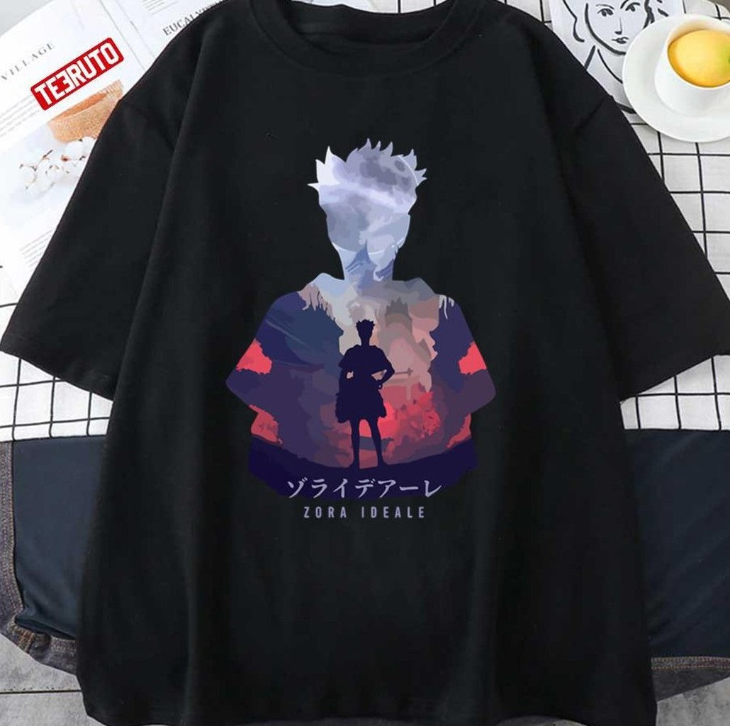Silhouette Style Art Zora Ideale Black Clover Novel Unisex T-Shirt