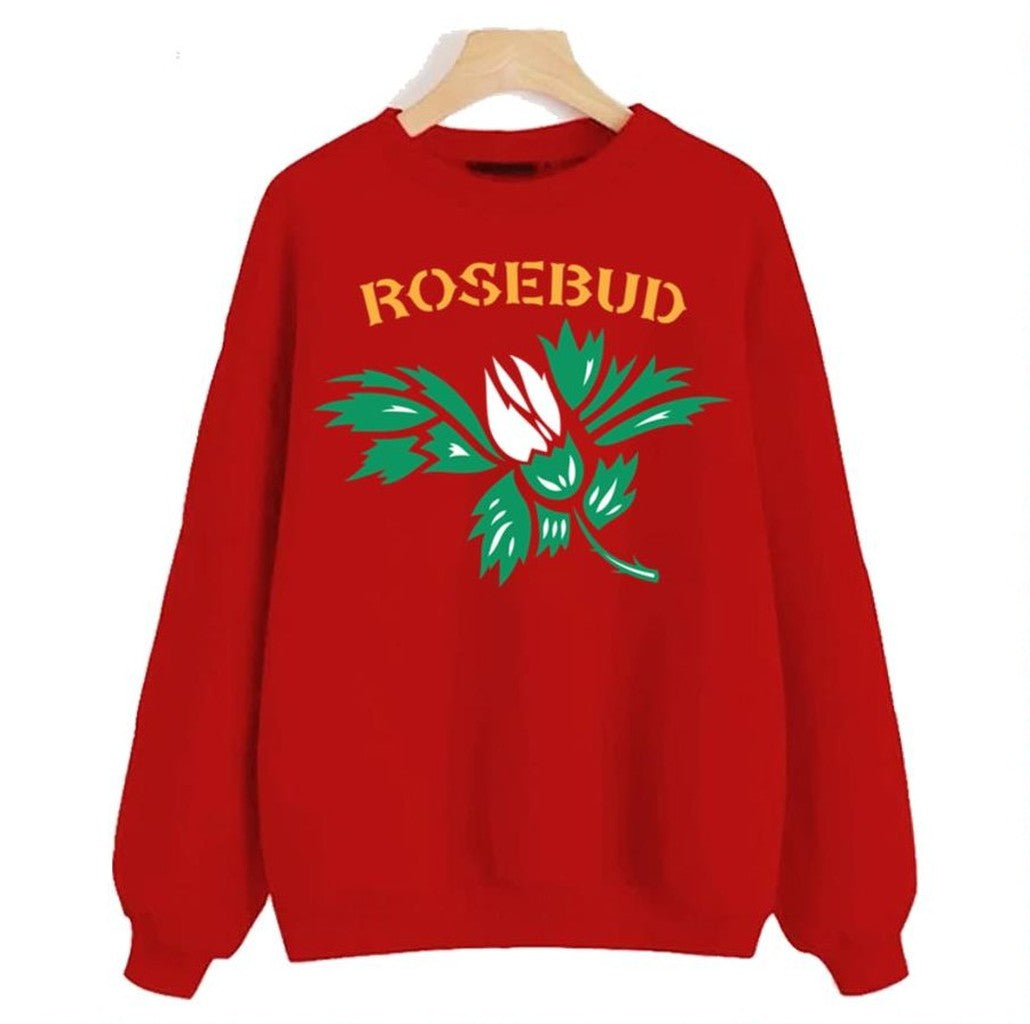 Rosebud White Flower Citizen Kane Unisex Sweatshirt
