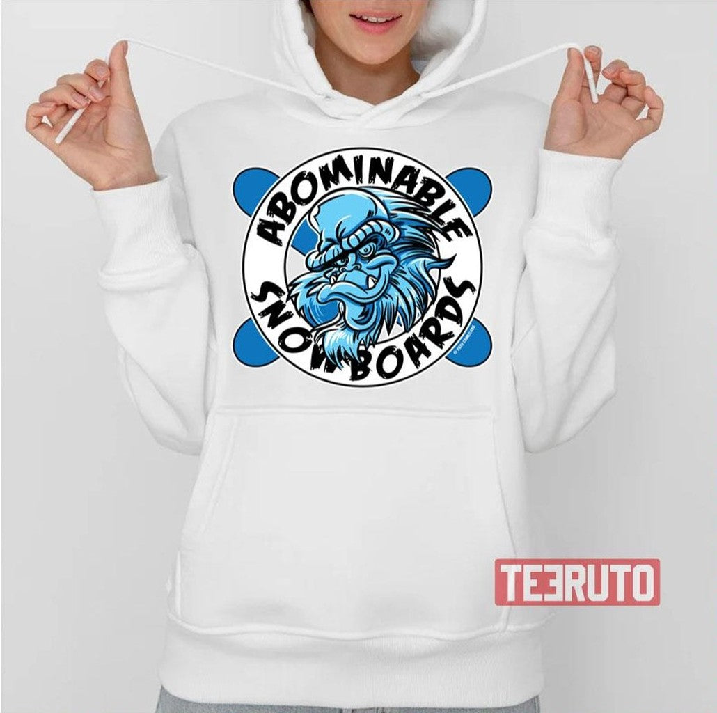 Snowboards Snowman Yeti Abominable Unisex T-Shirt