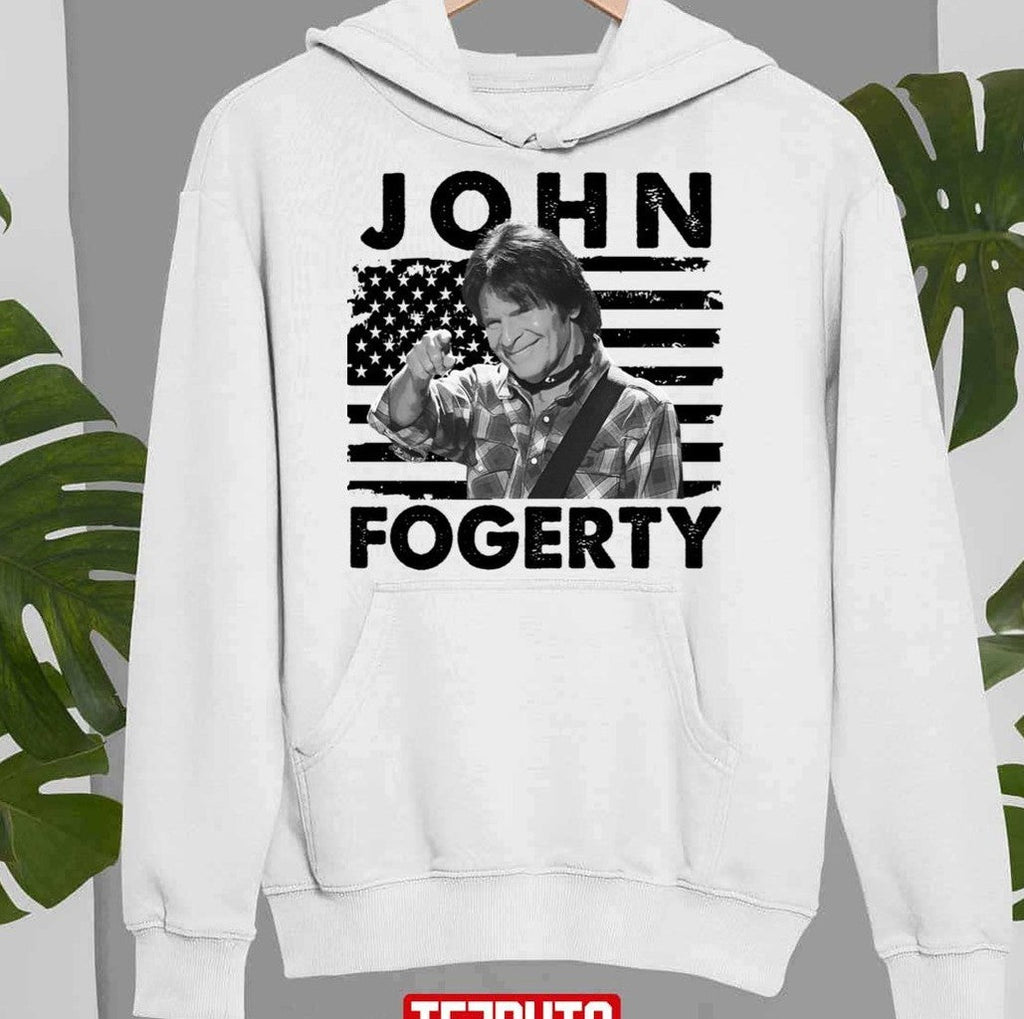 Retro American Flag John Fogerty Music Gift Unisex Sweatshirt