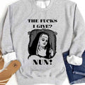 The Fucks I Give Nun Art Unisex Sweatshirt