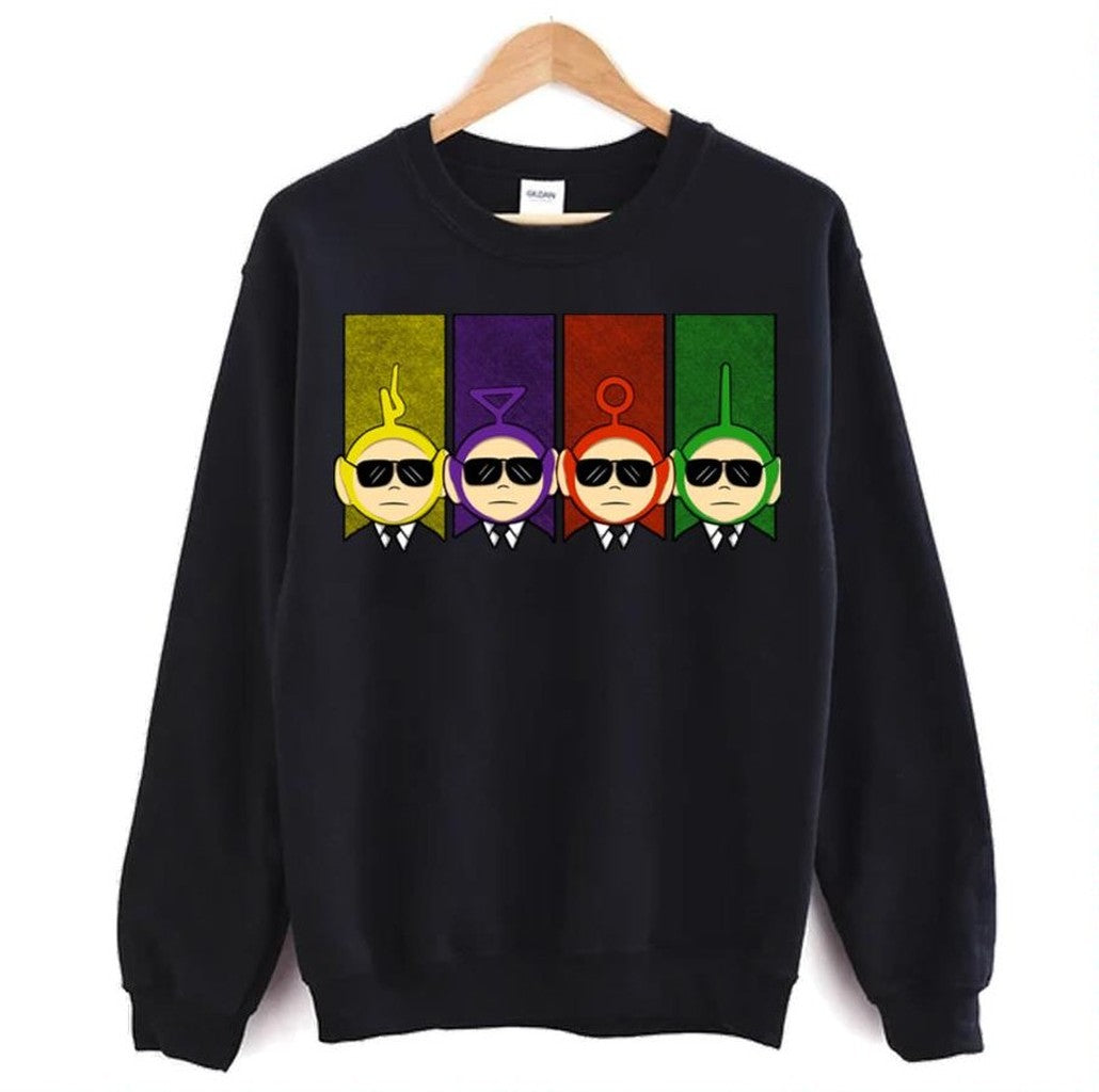 Sunglasses Funny Art Teletubbies Unisex Sweatshirt