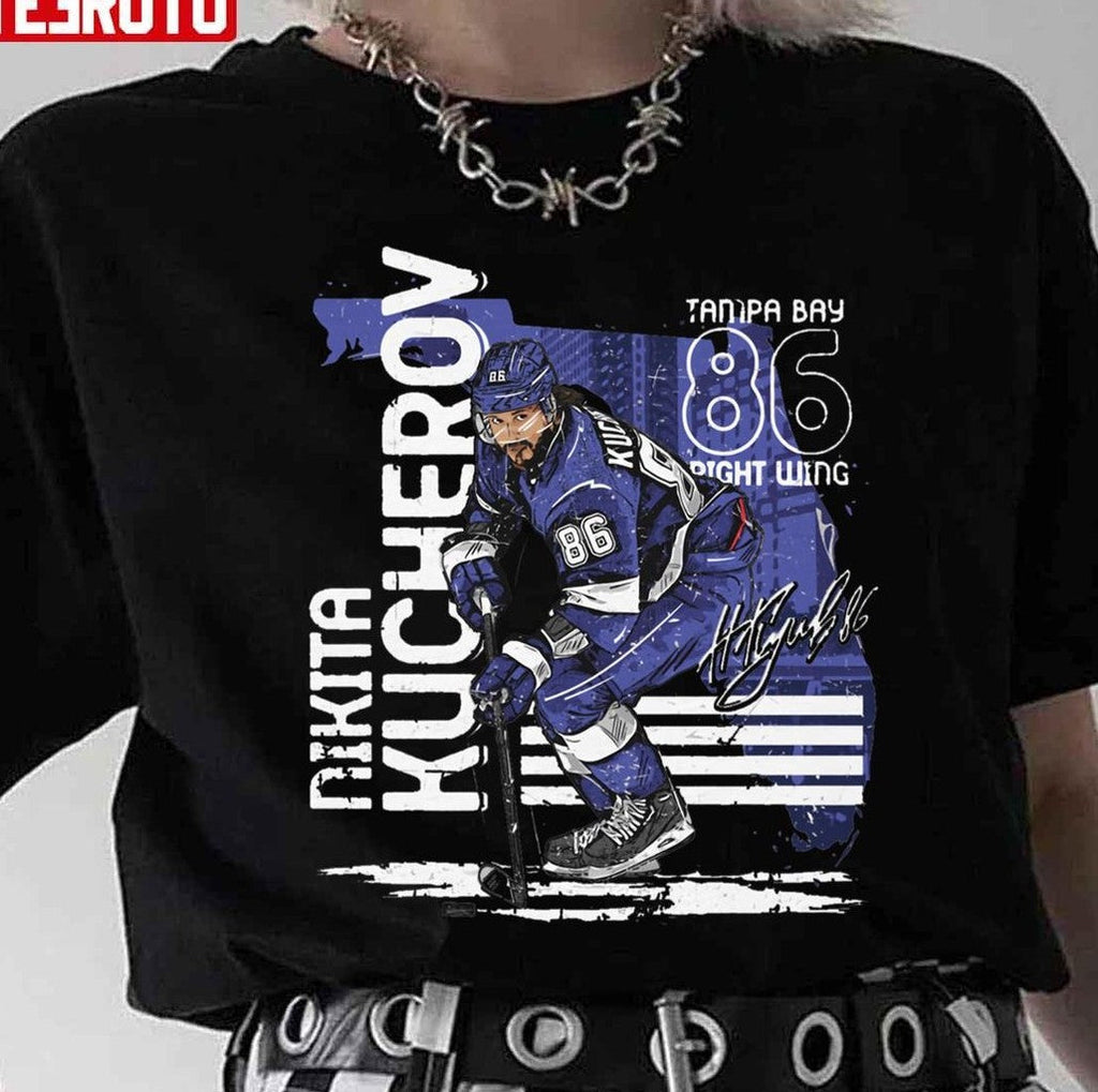 Signature Design Tampa Bay Lightning Nikita Kucherov State Unisex Hoodie
