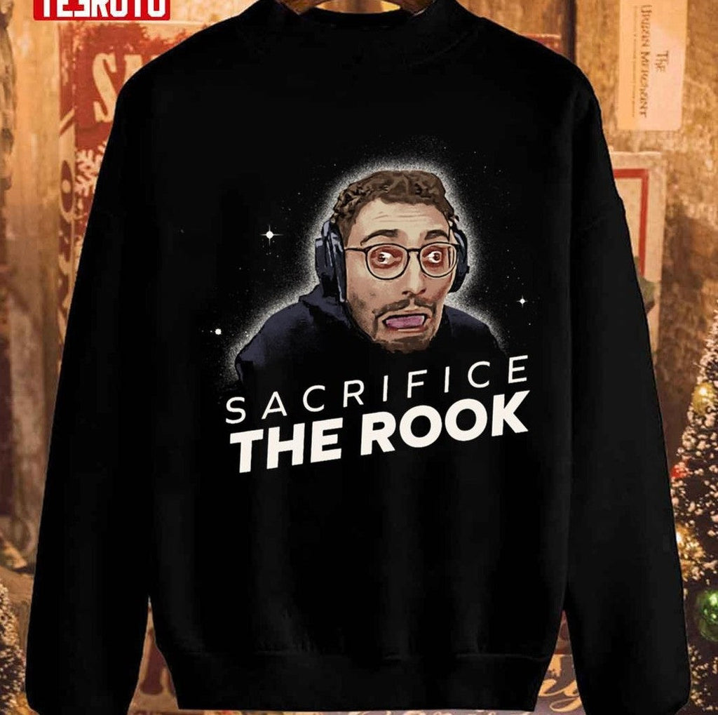 Sacrifice The Rook Gothamchess Meme Unisex Sweatshirt