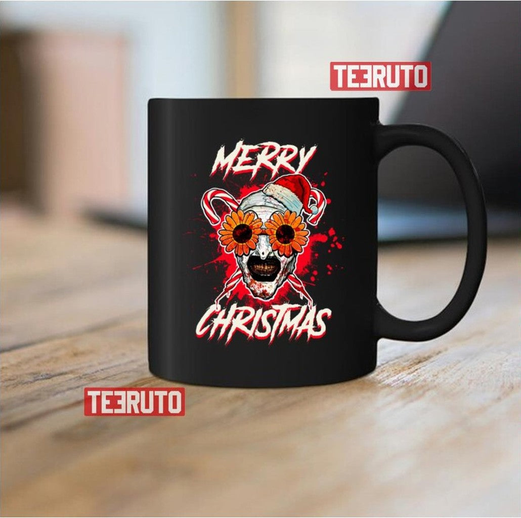 Sunflower Sunglasses Clown Terrifier Christmas 2023 Unisex Sweatshirt