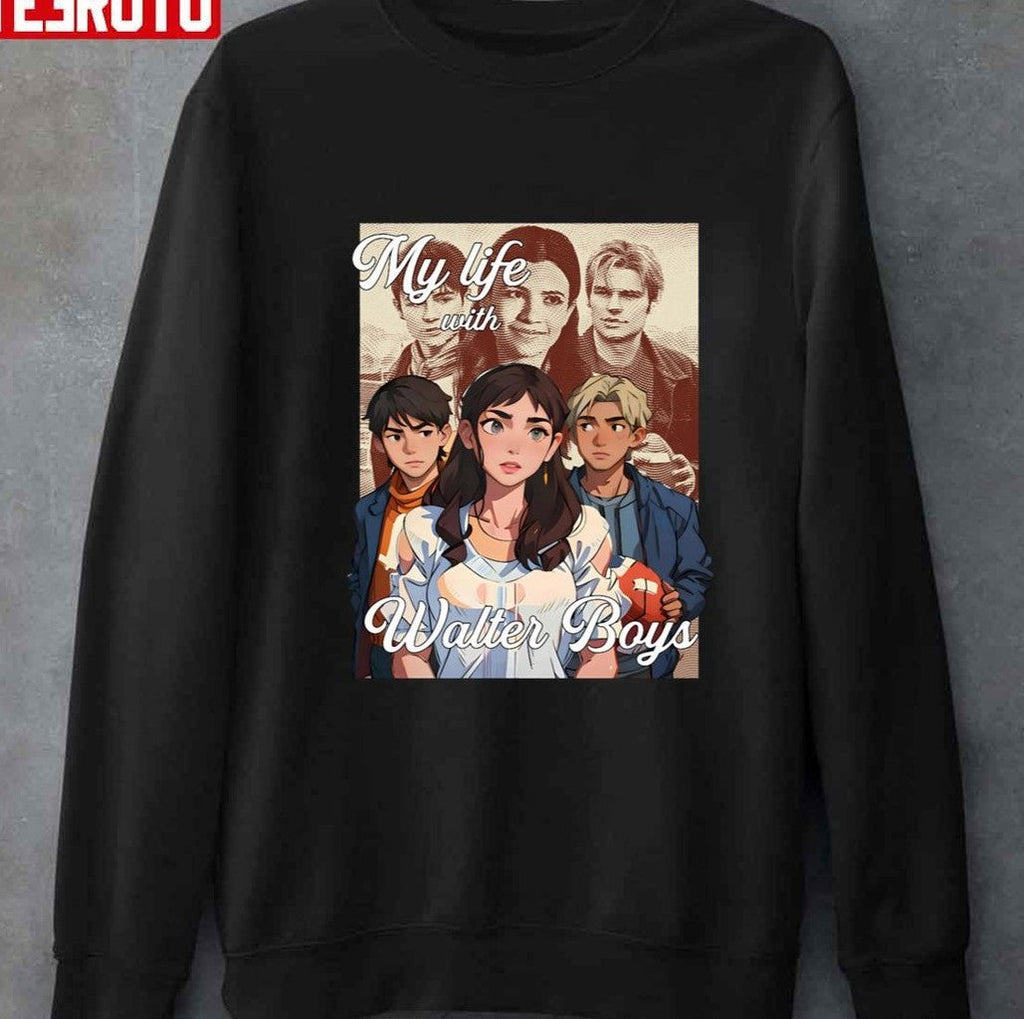 My Life With Walter Boys, Animated Art Unisex Sweatshirt
