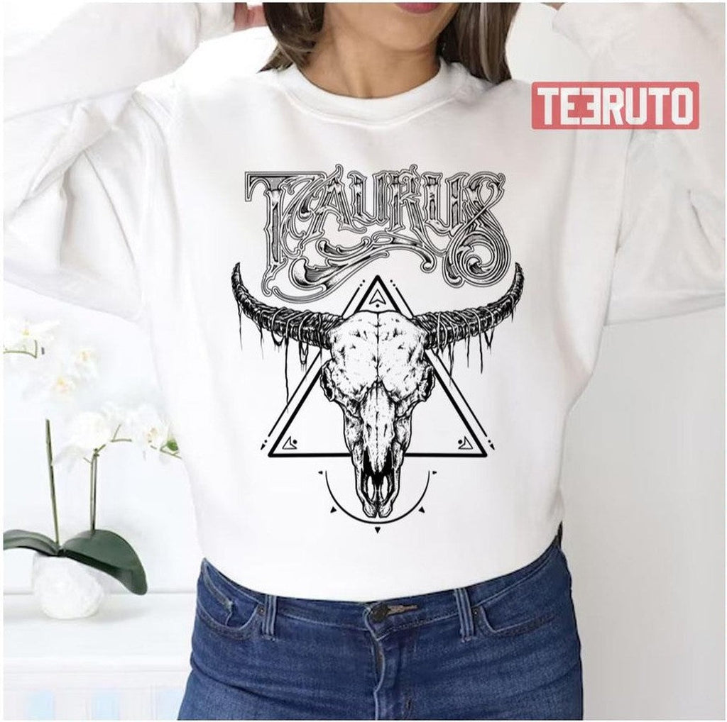 Sign Art Avatar Zodiac Sign Taurus Unisex Sweatshirt