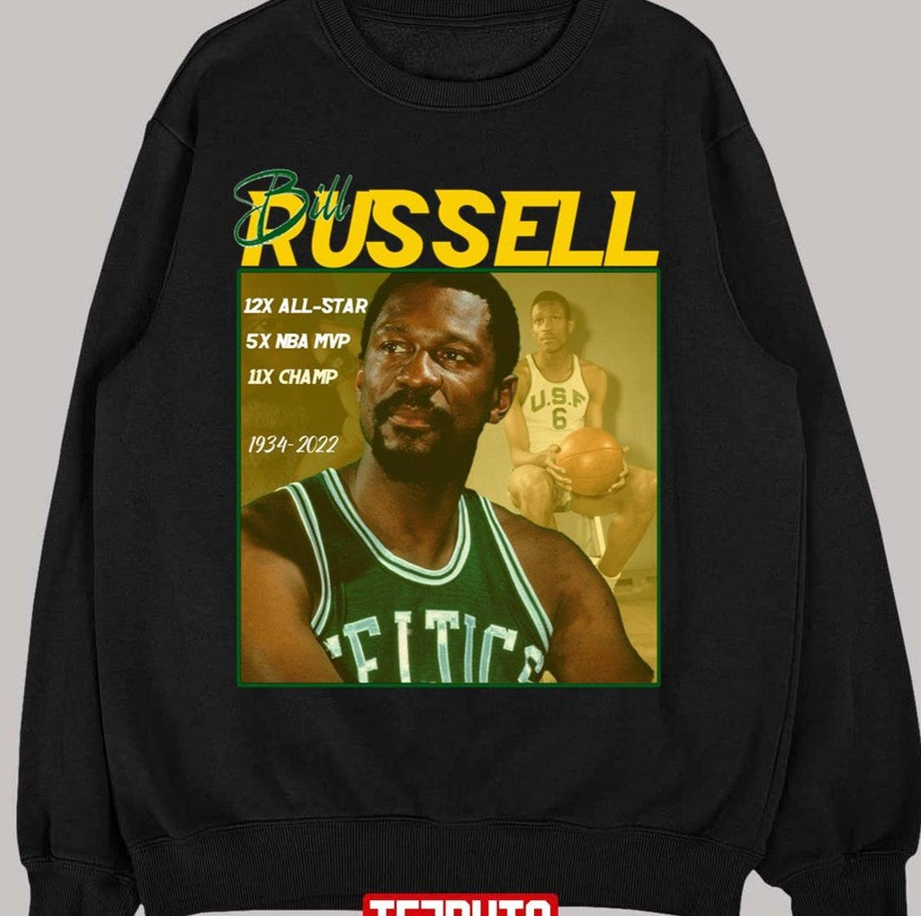 Bill Russell 1934 2022 Basketball 90s Star Unisex Sweatshirt