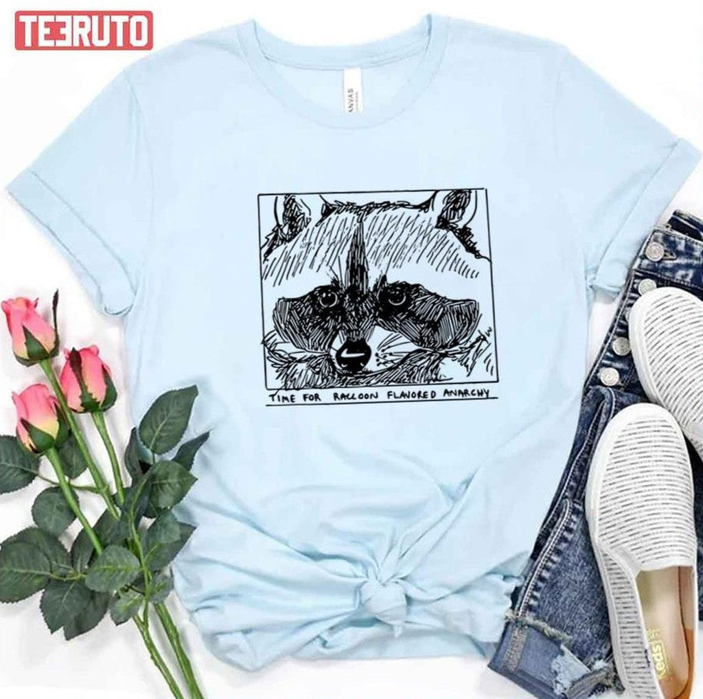 Raccoon Flavored Anarchy Unisex T-Shirt