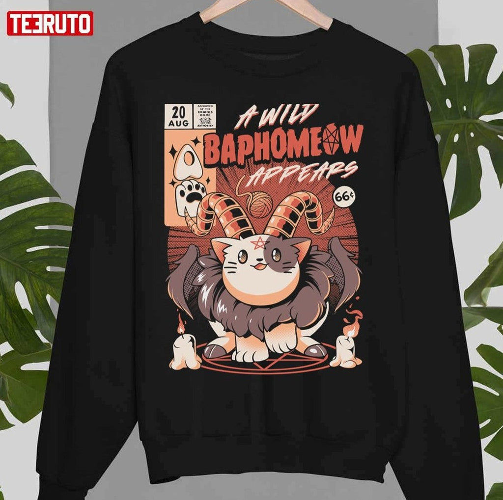 Baphomeow Cat Satan Cute Unisex Sweatshirt